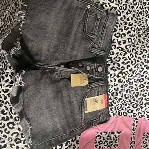 Levi's button fly, distressed